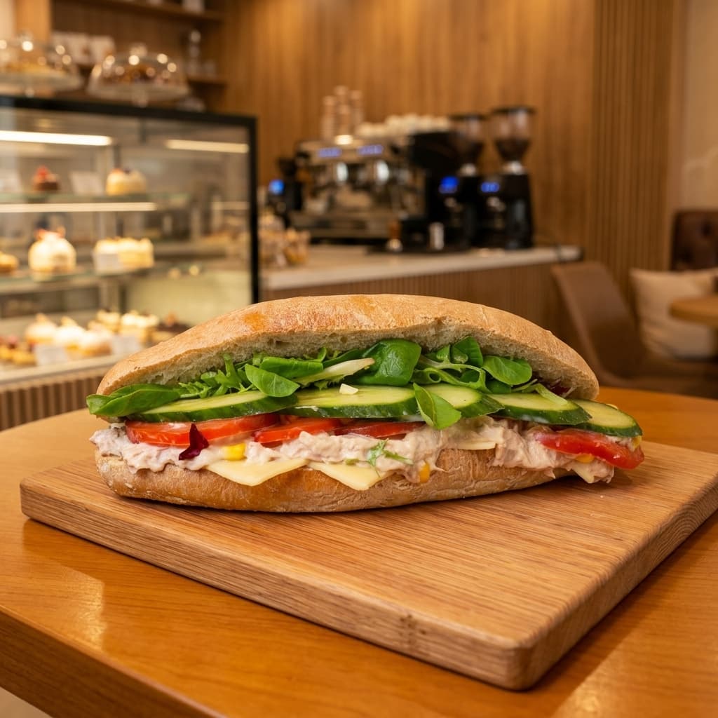 Tuna Sweetcorn Mayo Sandwich — image 1