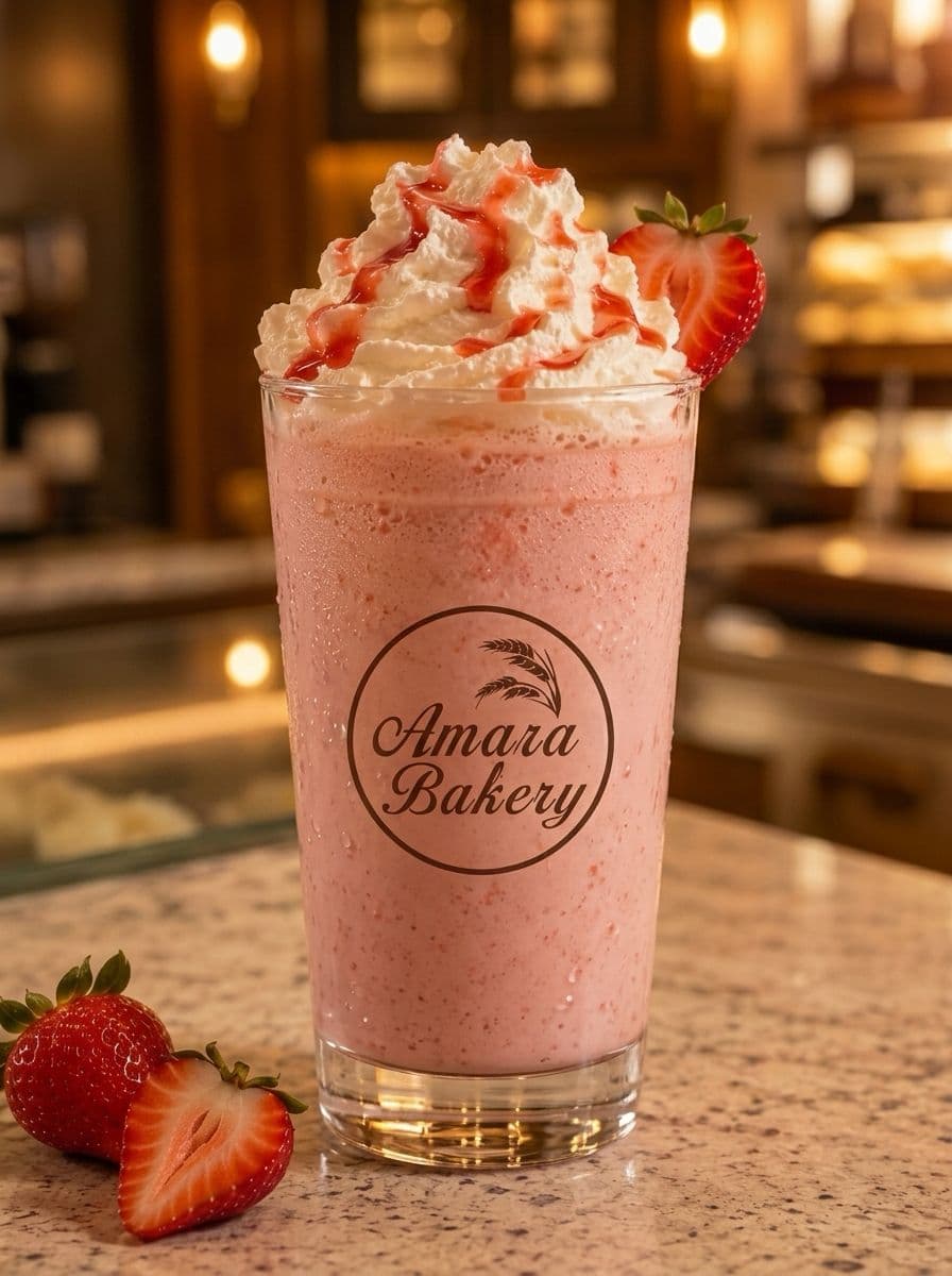 Strawberry Frappe - Amara Bakery