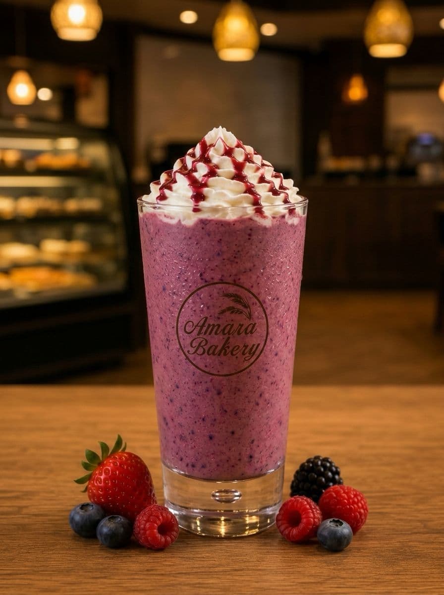 Summer Berries Smoothie - Amara Bakery