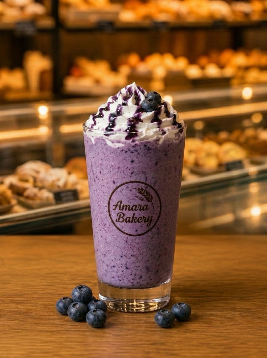 Blueberry Smoothie - Amara Bakery