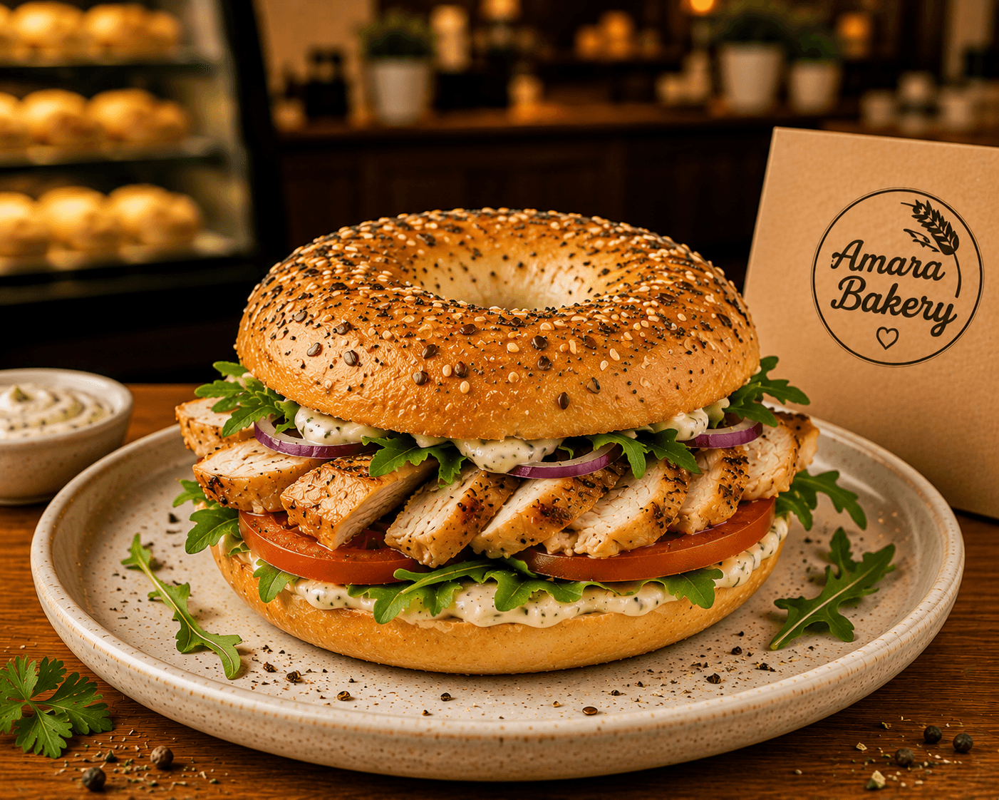 Chicken Bagel — image 1