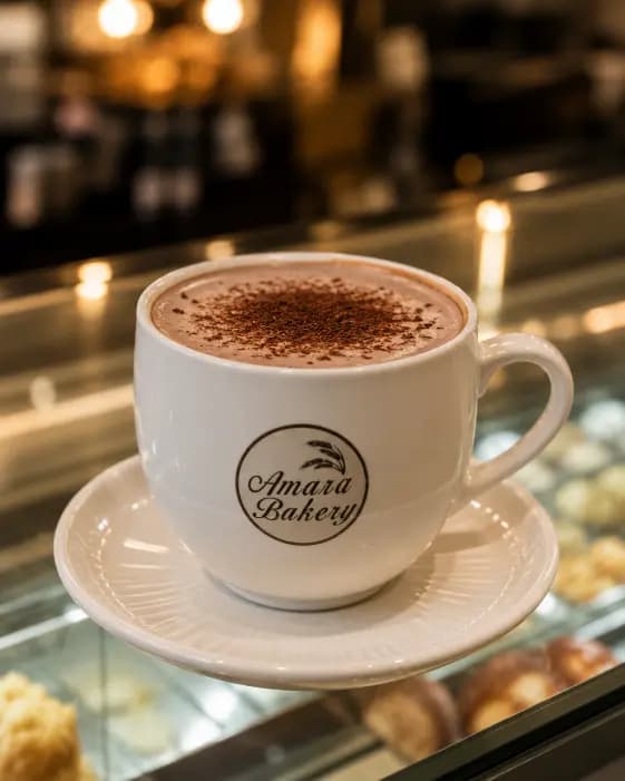 Chocolate Babychino — image 1