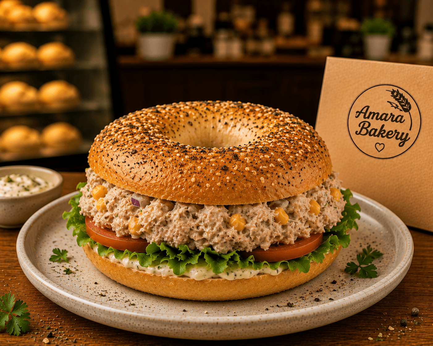 Tuna Bagel — image 1